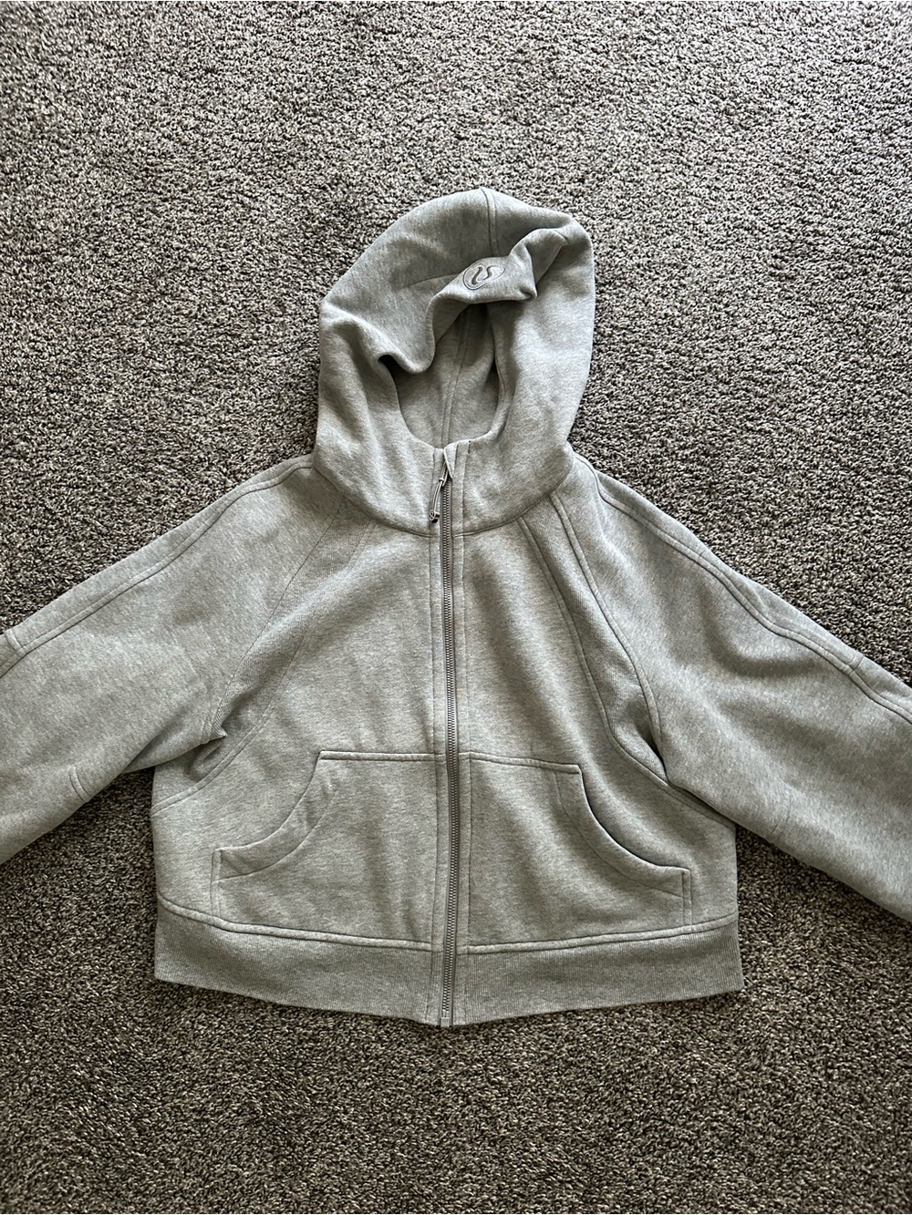 Scuba Oversize Zip Hoodie fr Lululemon XS/S in Grey